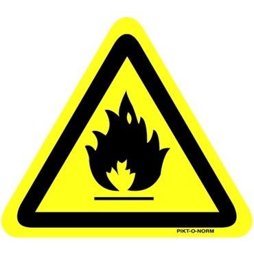Piktogramm Brennbare Stoffe ISO 7010